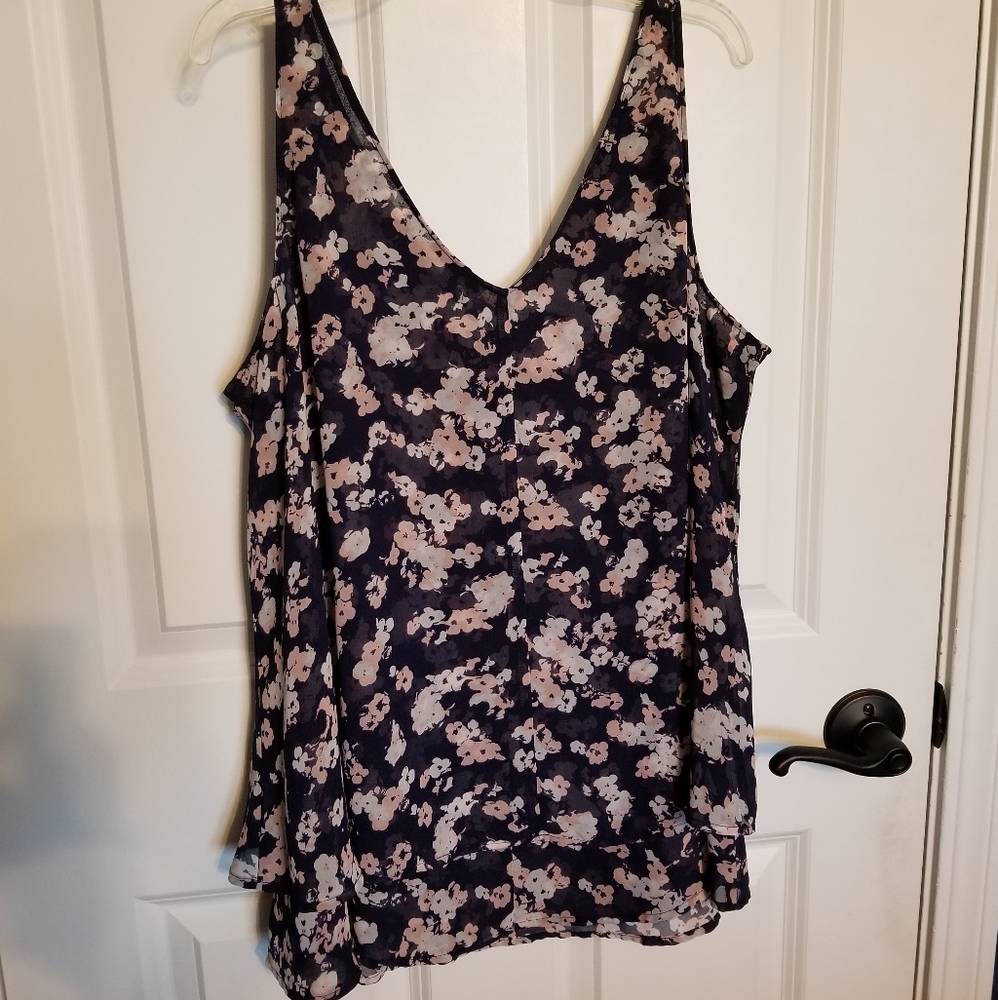 Lane Bryant Floral Tank Top